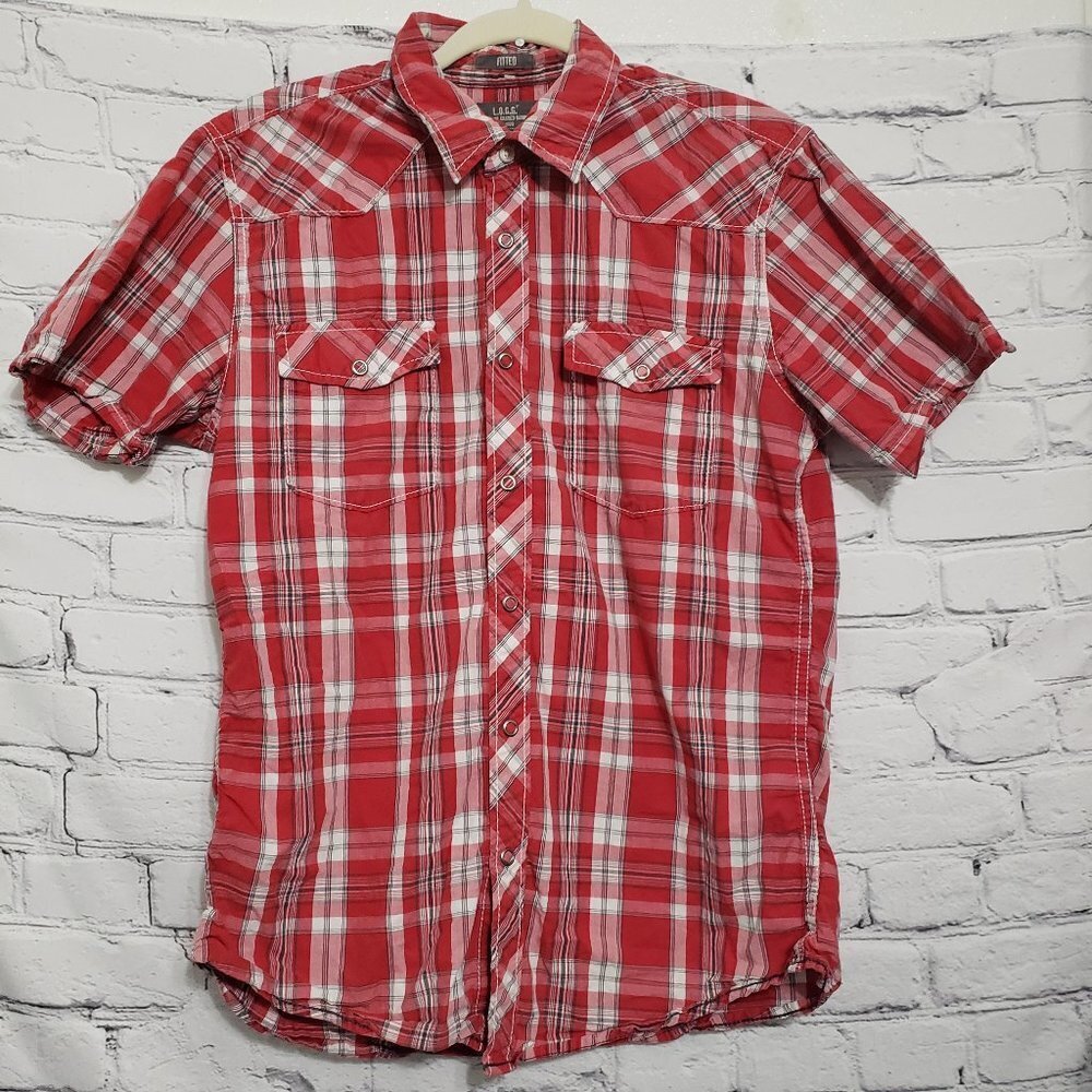 Label of Graded Goods Button Snap Shirt